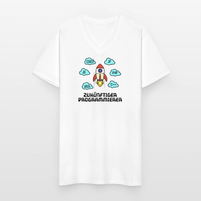 Css Code Developer C++ Java Php Programmierer Männer-T-Shirt mit V-Ausschnitt