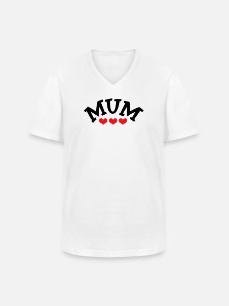 Mom / Mother's Day - Men's V-Neck T-Shirt - white