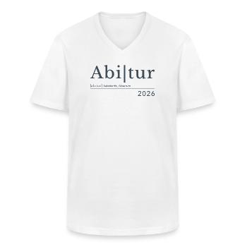 Abitur 2026 - Männer-T-Shirt mit V-Ausschnitt - Weiß - Vorne - AI Model Male 185 light (185cm)