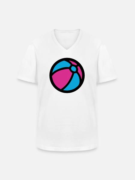 Water Polo Beach Summer Icon - Men's V-Neck T-Shirt - white