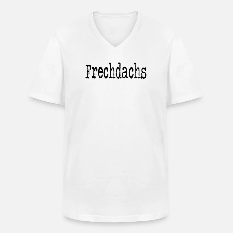 Frechdachs Kind Kleinkind frech Geschenkidee - Männer-T-Shirt mit V-Ausschnitt - Weiß