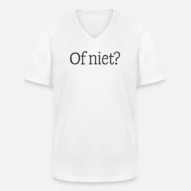 11 Oder doch nicht? - Männer-T-Shirt mit V-Ausschnitt - Weiß