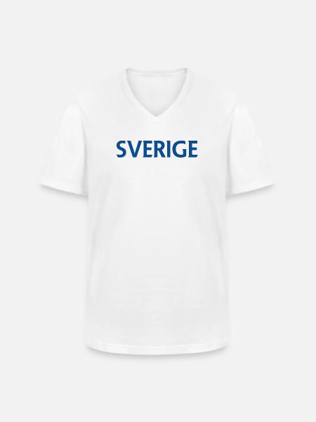 Buntes abstraktes Kunstmotiv - Männer-T-Shirt mit V-Ausschnitt - Weiß