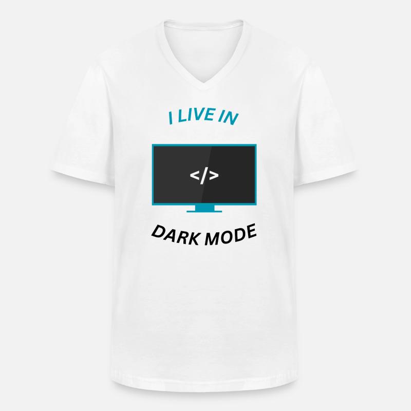 Programmierer Motivation Design - Männer-T-Shirt mit V-Ausschnitt - Weiß