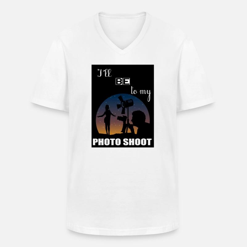 Ich werde SCHIESSEN - Männer-T-Shirt mit V-Ausschnitt - Weiß