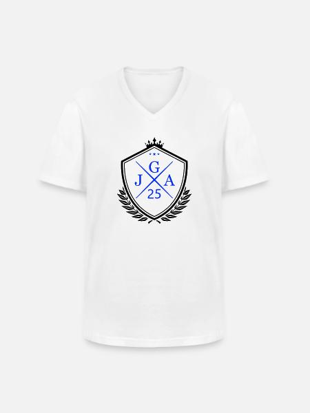 Jga 25 - Men's V-Neck T-Shirt - white