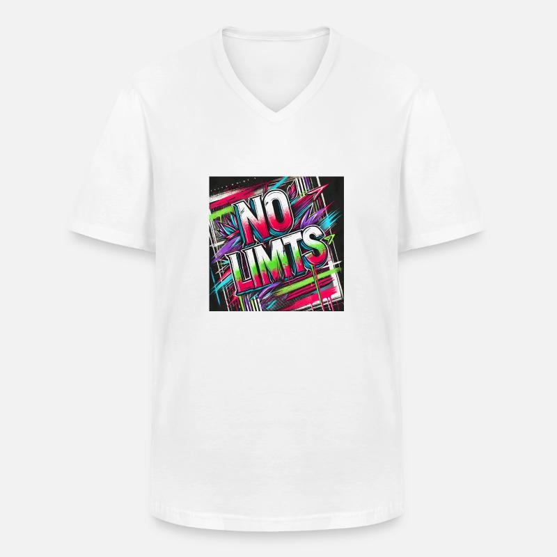 10C362A0 2081 4FCF B33B C88B0DCA9B3B - Männer-T-Shirt mit V-Ausschnitt - Weiß
