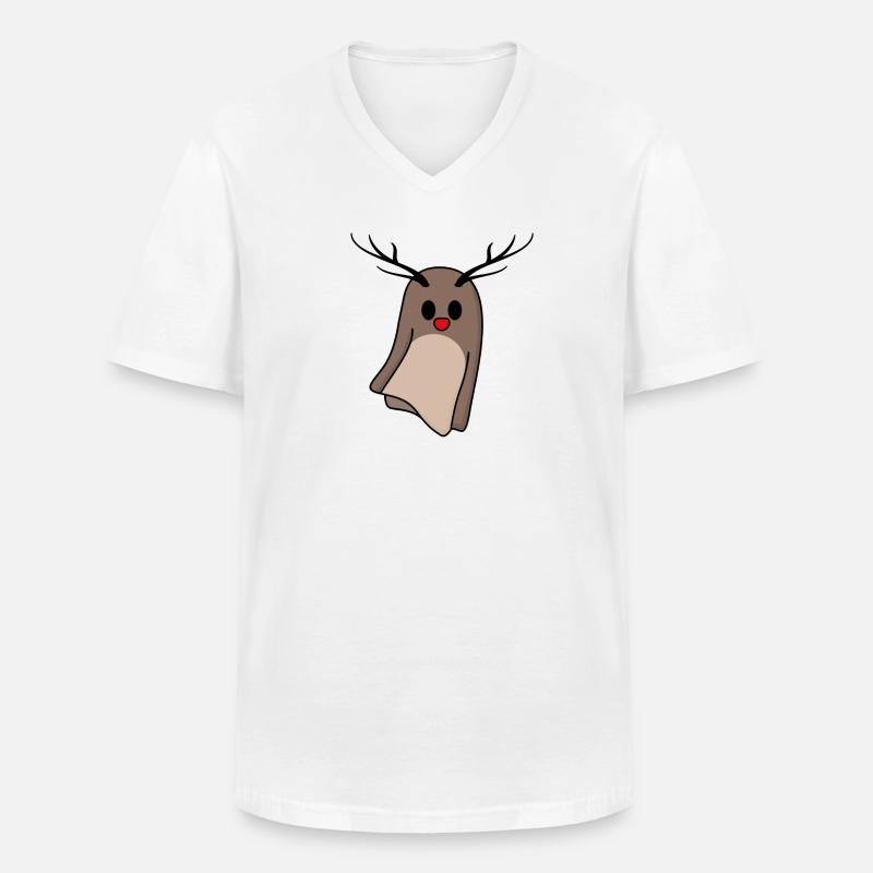 Weihnachtsgeist - Männer-T-Shirt mit V-Ausschnitt - Weiß