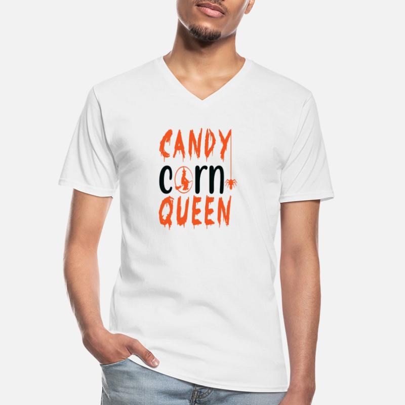 candy corn Men's V-Neck T-Shirt