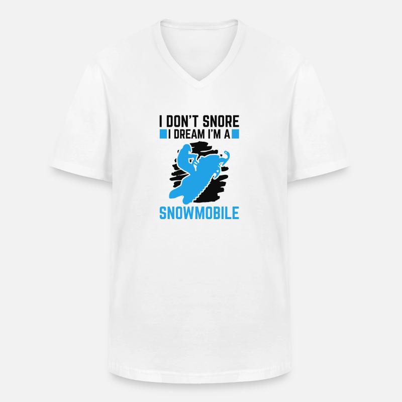 Traum, Ich Bin Ein - Männer-T-Shirt mit V-Ausschnitt - Weiß