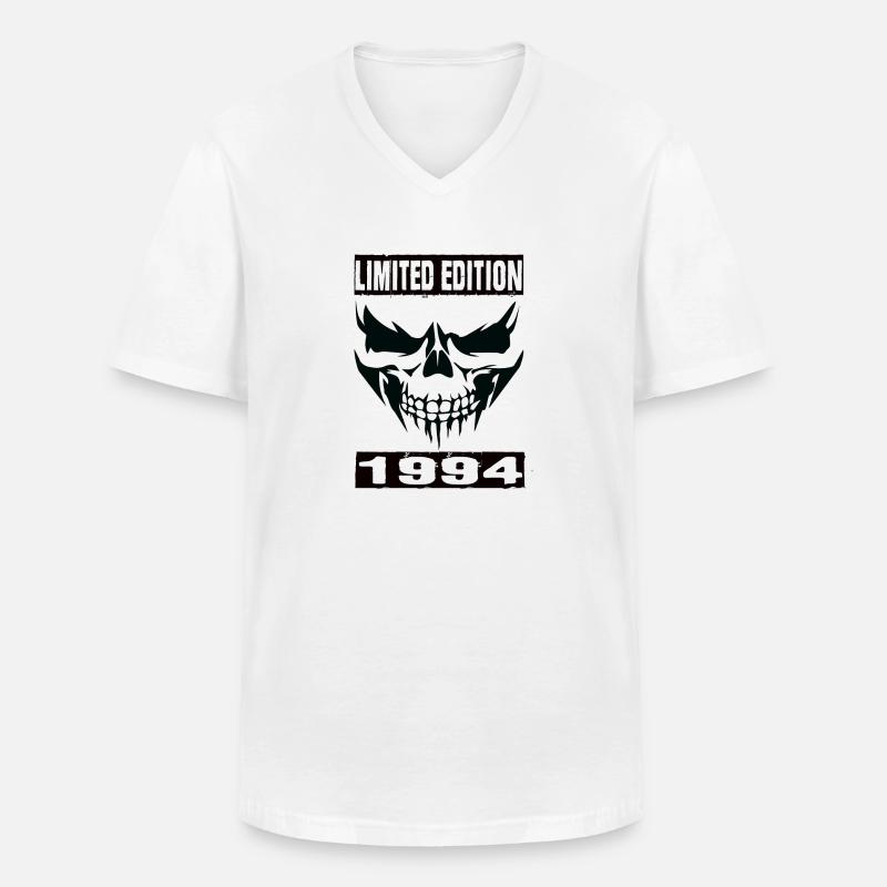 Limited Edition 1994 - Männer-T-Shirt mit V-Ausschnitt - Weiß