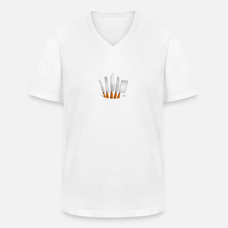 Feiern Sie Die Vielfalt - Männer-T-Shirt mit V-Ausschnitt - Weiß