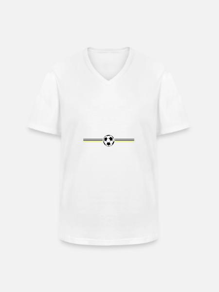 Soccer Championship Germany - Men's V-Neck T-Shirt - white