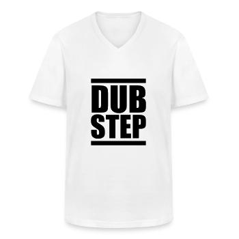 Dubstep - Männer-T-Shirt mit V-Ausschnitt - Weiß - Vorne - AI Model Male 185 light (185cm)