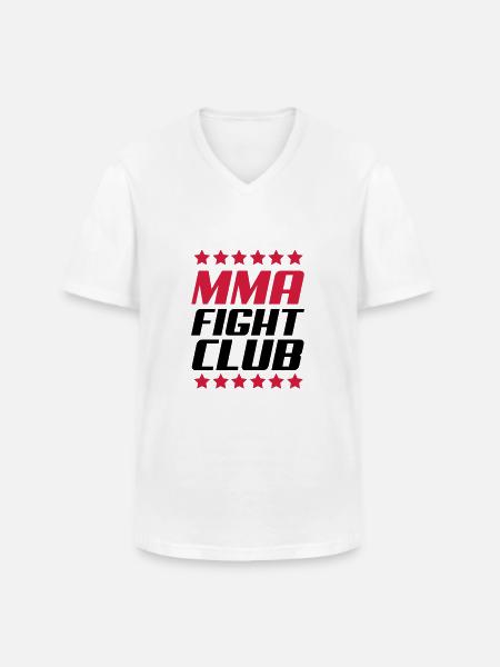 mma02 - Men's V-Neck T-Shirt - white