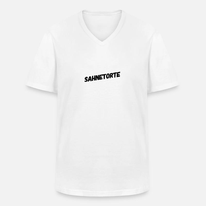 ich bin eine Schnitte - Männer-T-Shirt mit V-Ausschnitt - Weiß