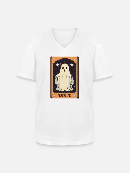 Tarot Geist Karte - Männer-T-Shirt mit V-Ausschnitt - Weiß