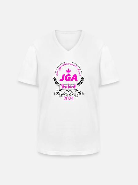 Hen Party 2024 2 - Men's V-Neck T-Shirt - white