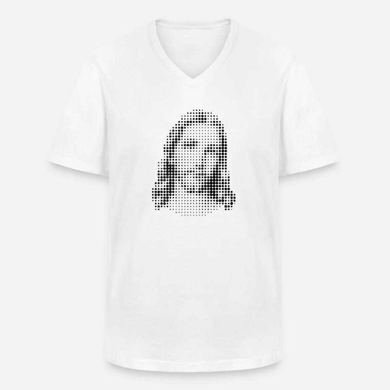 jesus - Men's V-Neck T-Shirt - white