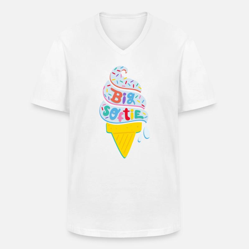 Play-Doh Knete Big Softie Softeis-Design - Männer-T-Shirt mit V-Ausschnitt - Weiß