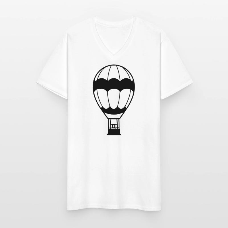 Luftballon Männer-T-Shirt mit V-Ausschnitt