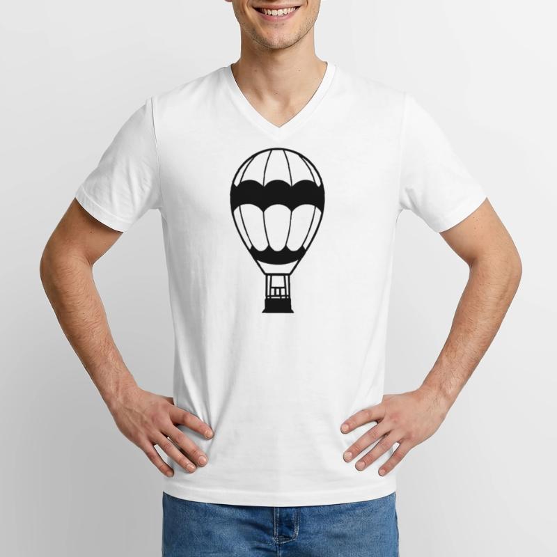 Luftballon Männer-T-Shirt mit V-Ausschnitt
