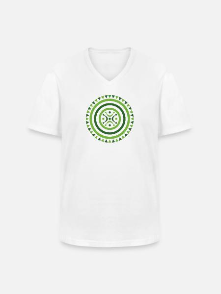 ESTELA CANTABRA V2 - Men's V-Neck T-Shirt - white