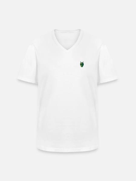 Twofaced alien - Men's V-Neck T-Shirt - white