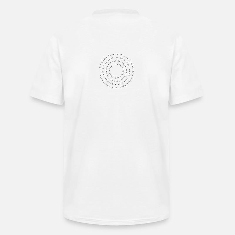 Circle Back - Männer-T-Shirt mit V-Ausschnitt - Weiß