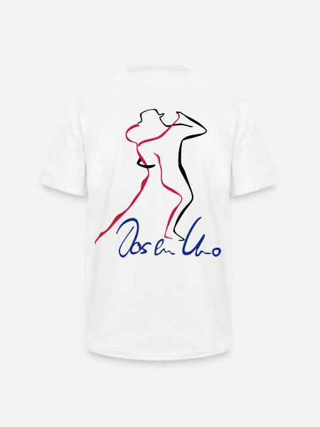 Tango Dos en Uno - Männer-T-Shirt mit V-Ausschnitt - Weiß