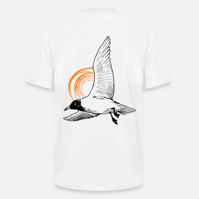 Tshirt Möwe - Liebe zu Meer - Männer-T-Shirt mit V-Ausschnitt - Weiß