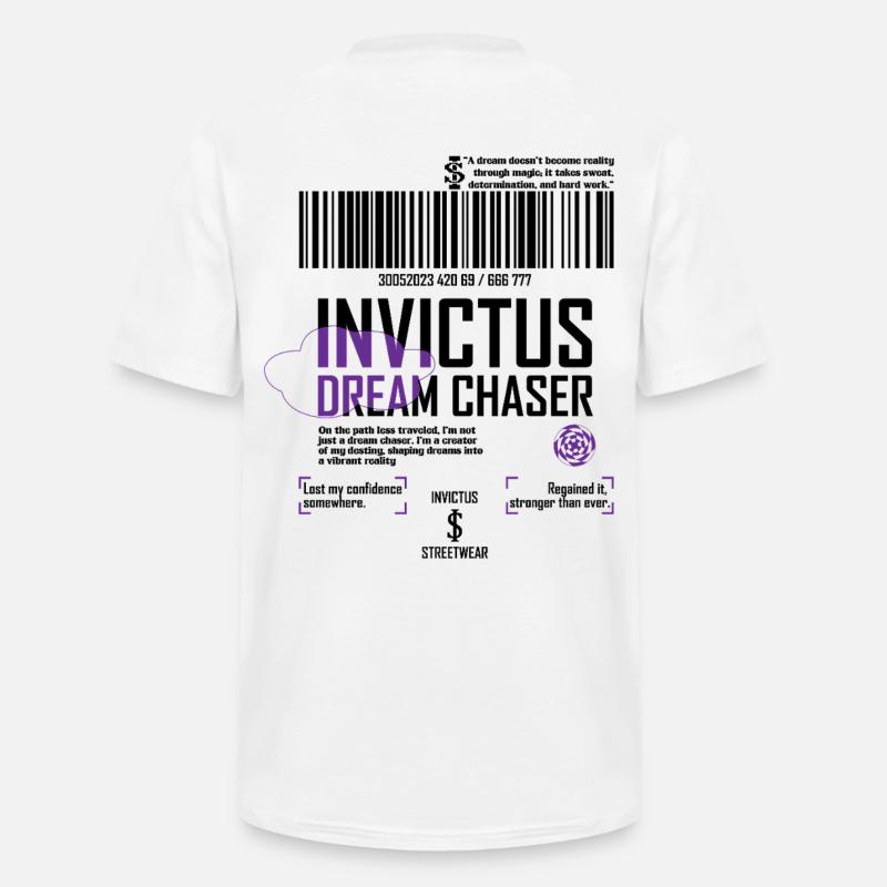 Dream Chaser - Männer-T-Shirt mit V-Ausschnitt - Weiß