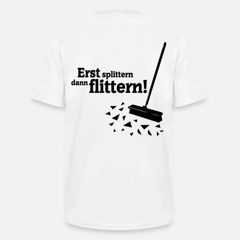 Polterabend - Männer-T-Shirt mit V-Ausschnitt - Weiß