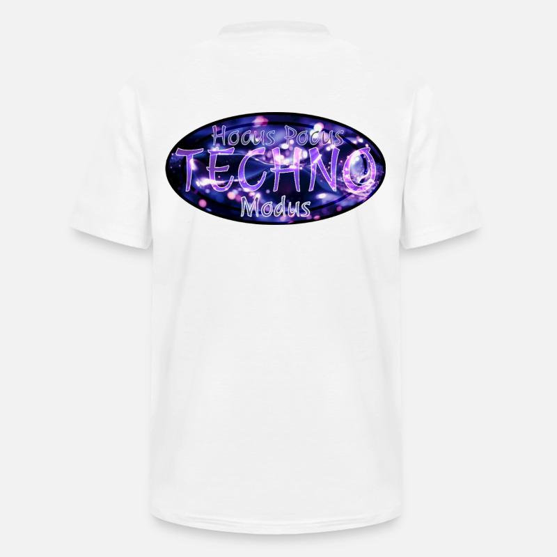 Hocus Pocus Techno Modus - Männer-T-Shirt mit V-Ausschnitt - Weiß