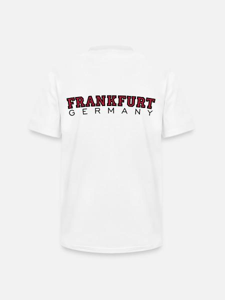 Frankfurt Germany (Rot) - Männer-T-Shirt mit V-Ausschnitt - Weiß