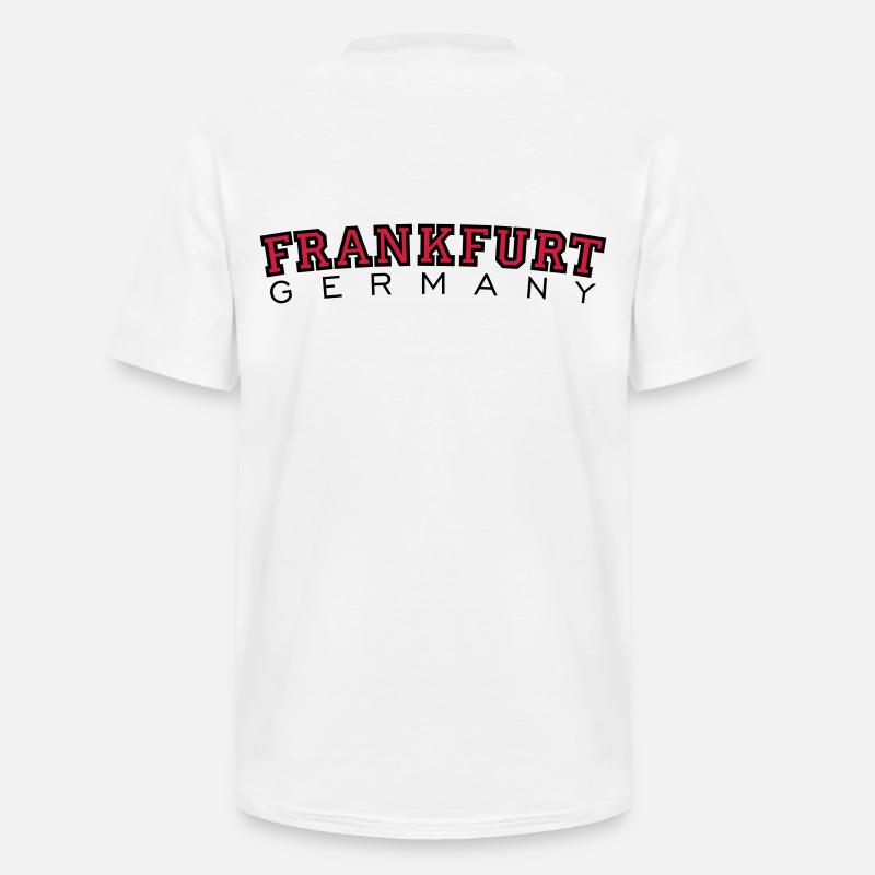 Frankfurt Germany (Rot) - Männer-T-Shirt mit V-Ausschnitt - Weiß