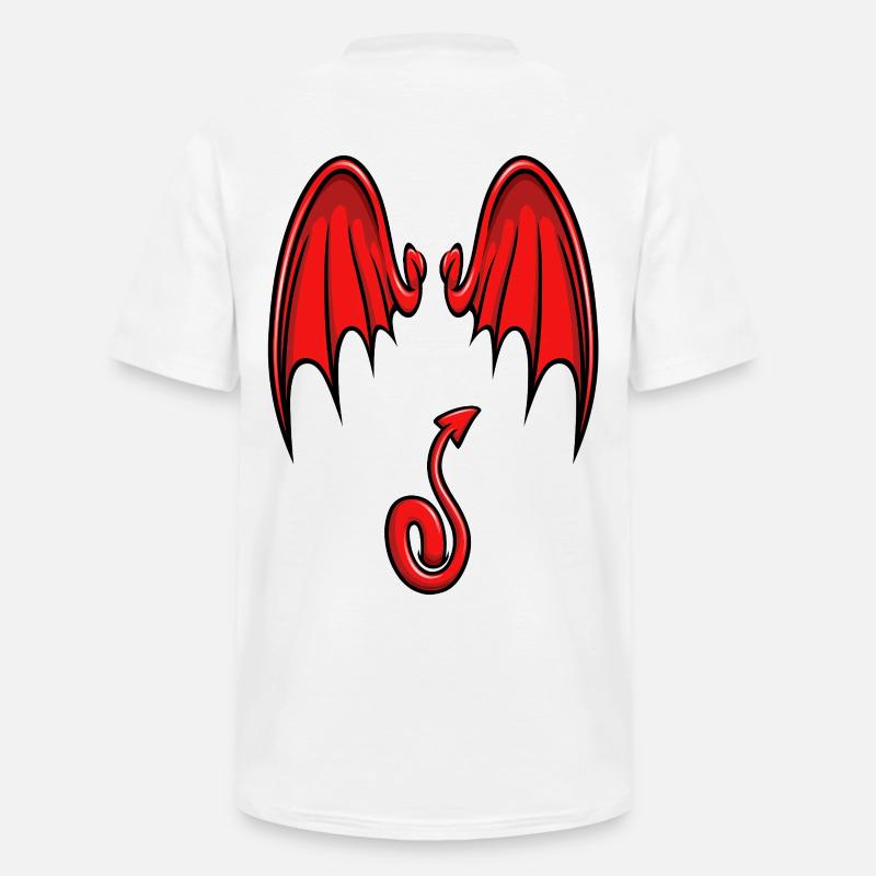 Ich bin ein kleiner Teufel - Männer-T-Shirt mit V-Ausschnitt - Weiß