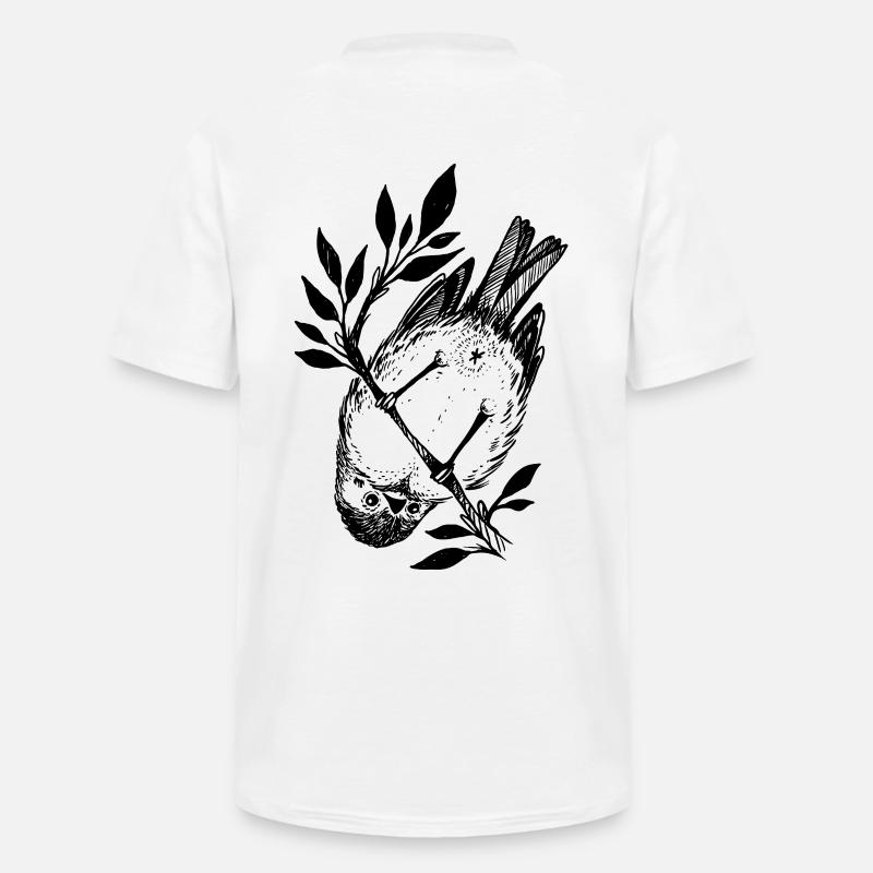 Kleiner frecher Vogel - Männer-T-Shirt mit V-Ausschnitt - Weiß
