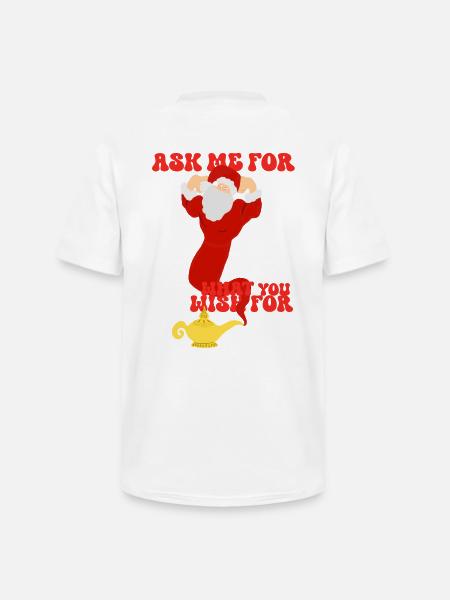Santa Claus is a genius - Men's V-Neck T-Shirt - white