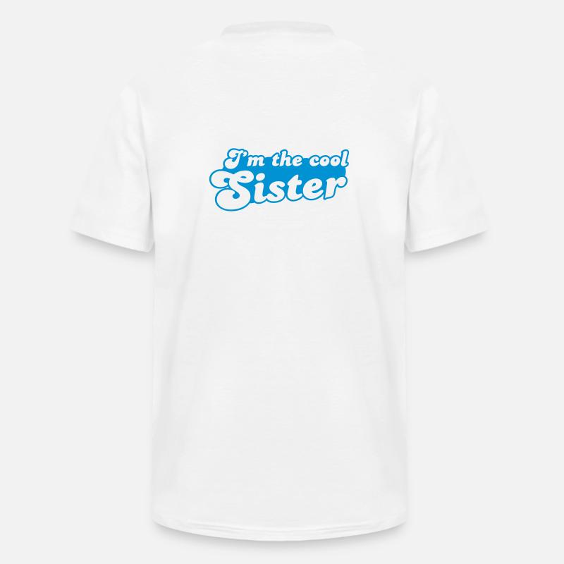 Ich bin die Schwester COOL - Männer-T-Shirt mit V-Ausschnitt - Weiß