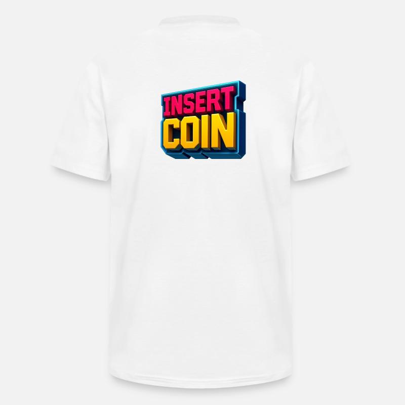 Neon Retro Gaming Design - Männer-T-Shirt mit V-Ausschnitt - Weiß