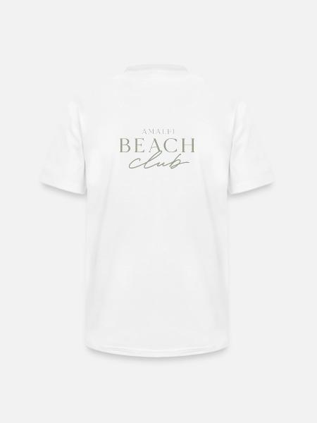 Amalfi Beach Club Logo - Men's V-Neck T-Shirt - white
