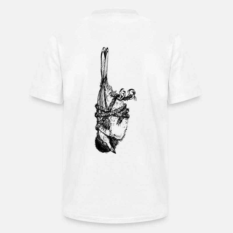 Vogel Invert - Männer-T-Shirt mit V-Ausschnitt - Weiß