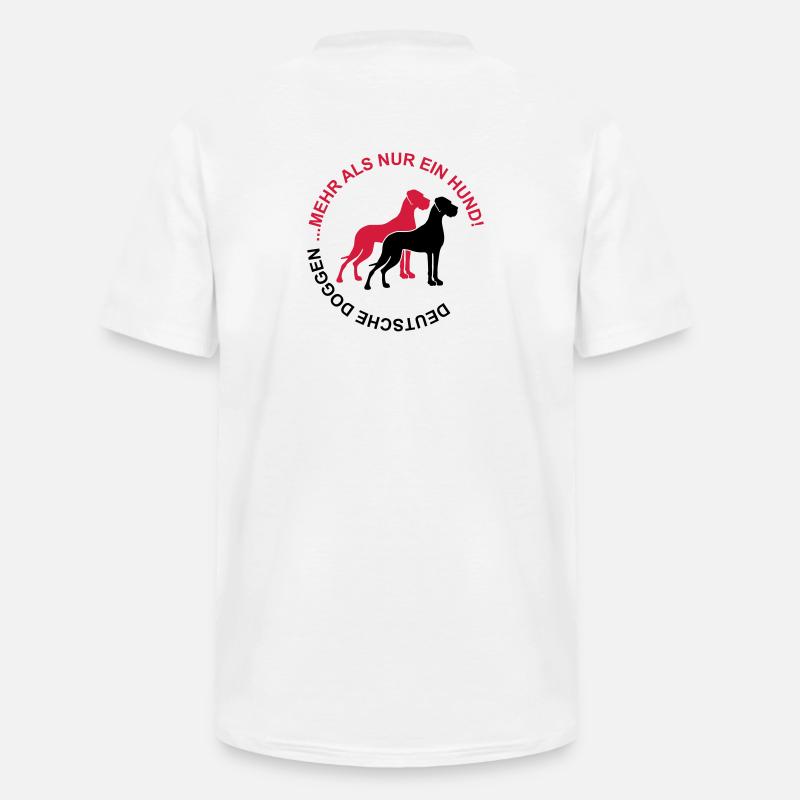 Dogues allemands - Plus qu'un chien - T-shirt col V Homme - blanc