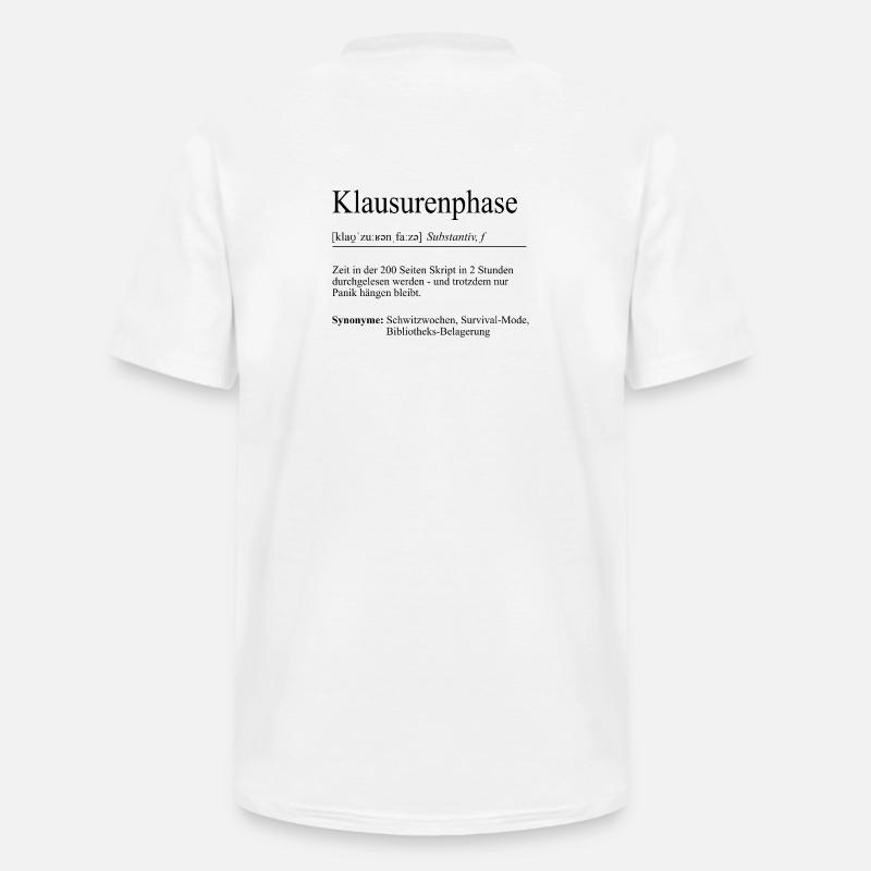 Unispruch "Exam Phase" Gift, Students - Men's V-Neck T-Shirt - white