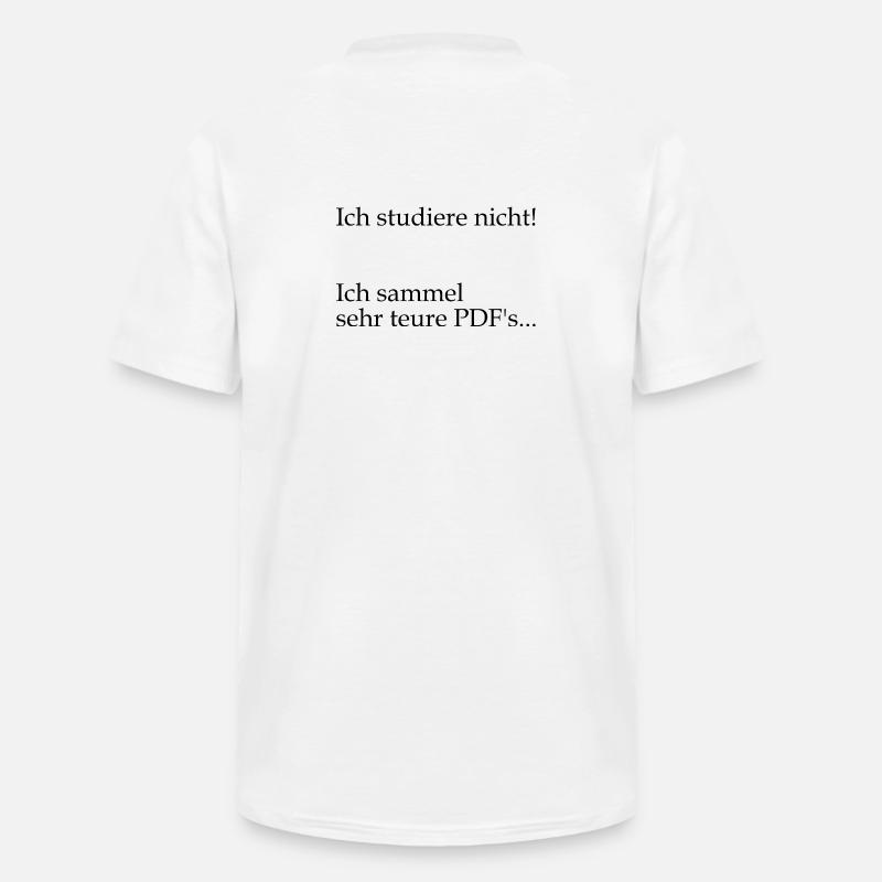 Unispruch "sehr teure PDFs" Geschenk, Studenten - Männer-T-Shirt mit V-Ausschnitt - Weiß