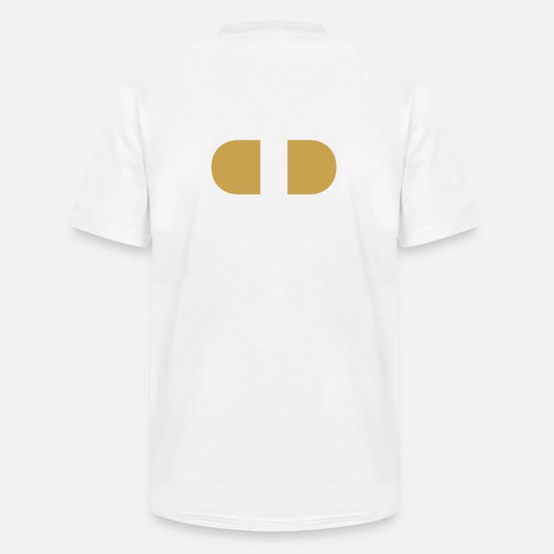 controller-split-gold - Männer-T-Shirt mit V-Ausschnitt - Weiß