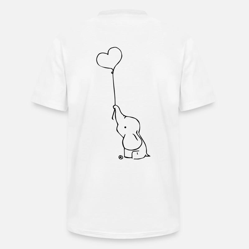 Elefantastisch - Männer-T-Shirt mit V-Ausschnitt - Weiß