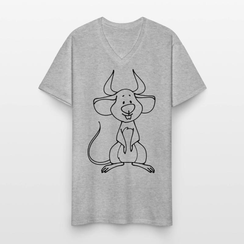 Devil's Mouse Men's V-Neck T-Shirt