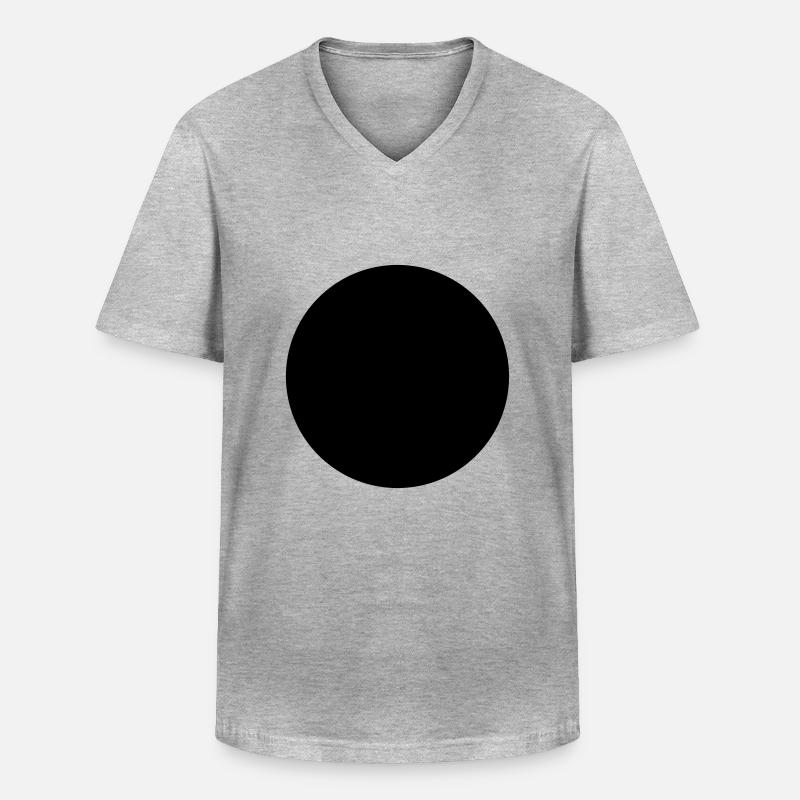 Camino 3 - Männer-T-Shirt mit V-Ausschnitt - Grau meliert